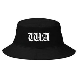 Washington Bucket Hat, Old School, Hippie, Hip Hop, Retros 90s